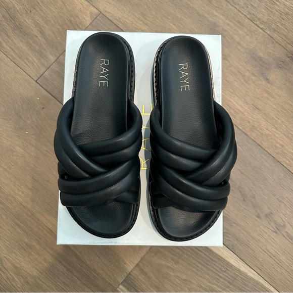 Raye Litzy Sandal Black Size 9 - Picture 1 of 6
